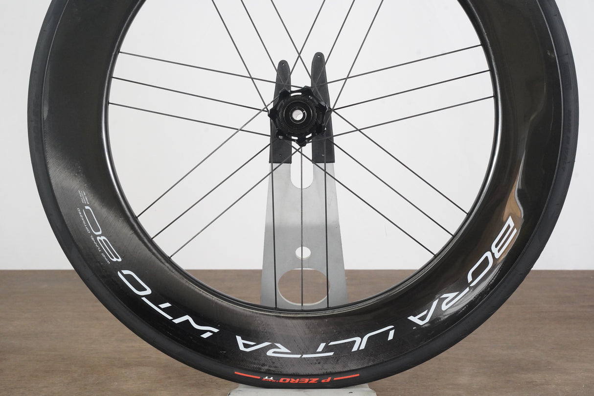 FRONT Campagnolo Bora Ultra WTO 80 Carbon Tubeless Clincher Disc Brake Wheel
