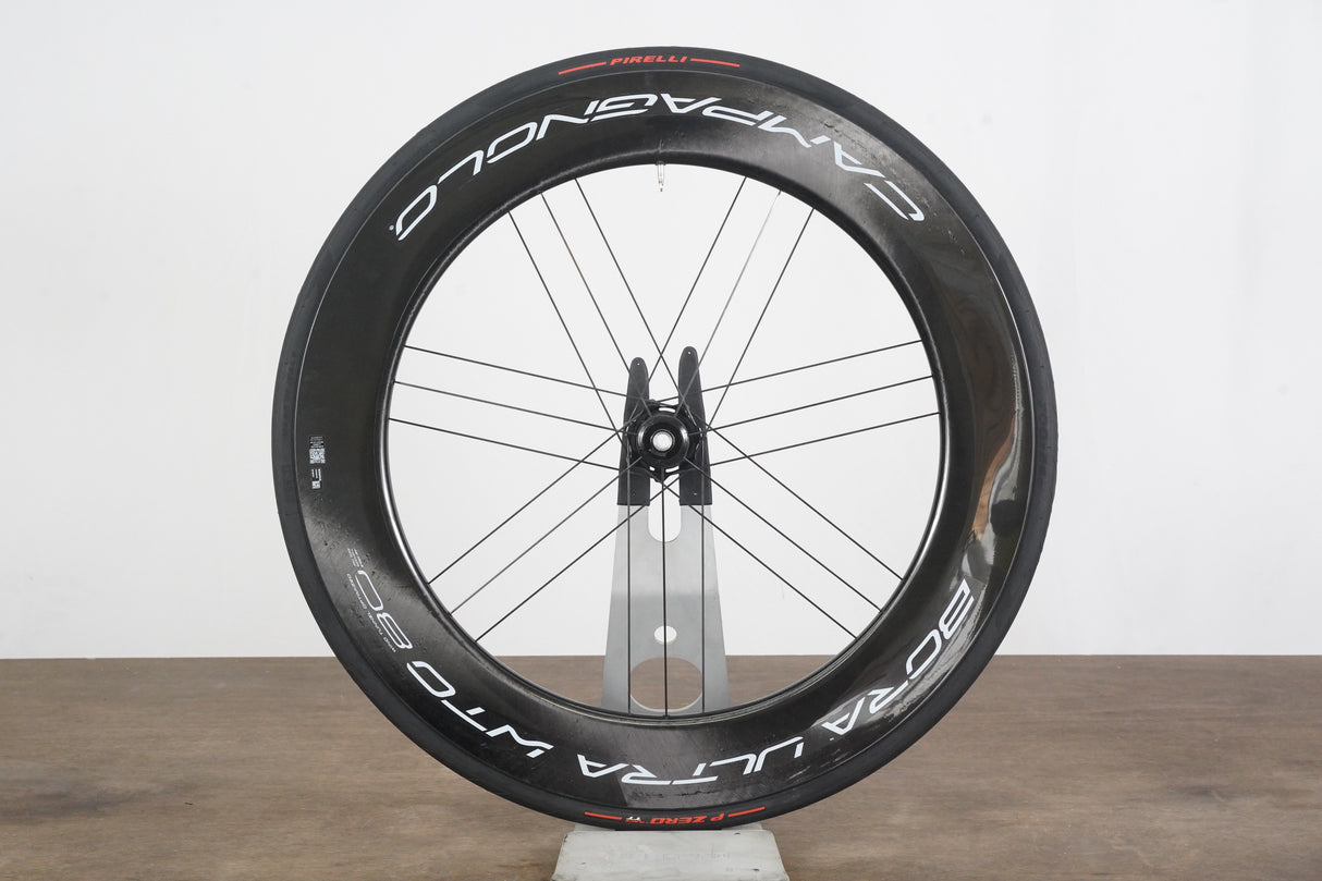 FRONT Campagnolo Bora Ultra WTO 80 Carbon Tubeless Clincher Disc Brake Wheel
