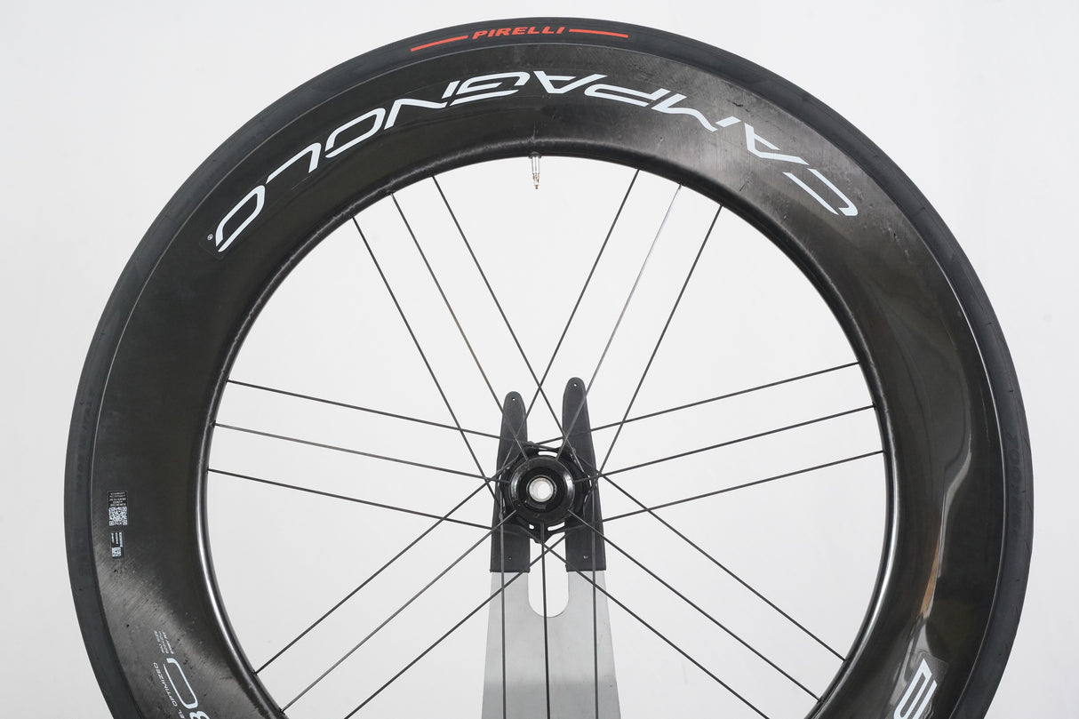 FRONT Campagnolo Bora Ultra WTO 80 Carbon Tubeless Clincher Disc Brake Wheel