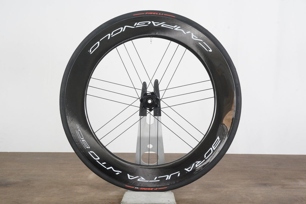 FRONT Campagnolo Bora Ultra WTO 80 Carbon Tubeless Clincher Disc Brake Wheel