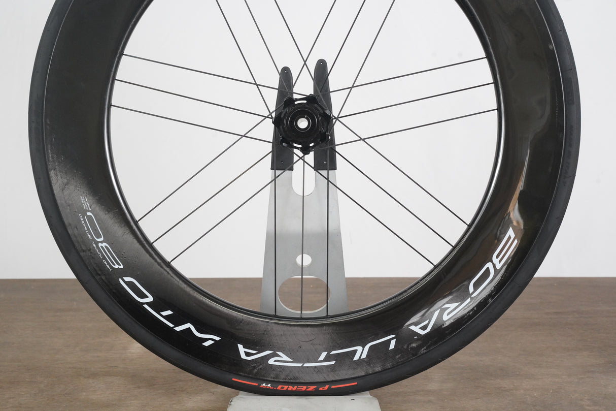 FRONT Campagnolo Bora Ultra WTO 80 Carbon Tubeless Clincher Disc Brake Wheel