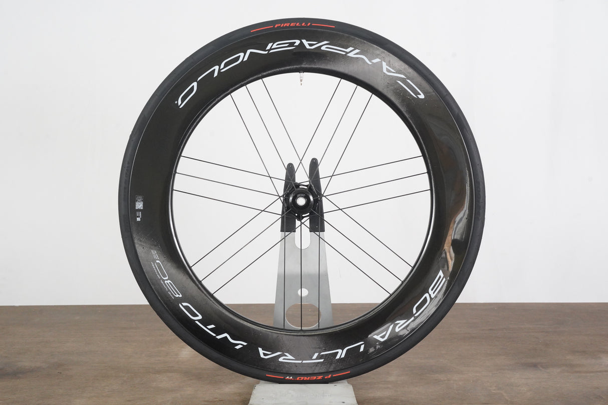 FRONT Campagnolo Bora Ultra WTO 80 Carbon Tubeless Clincher Disc Brake Wheel