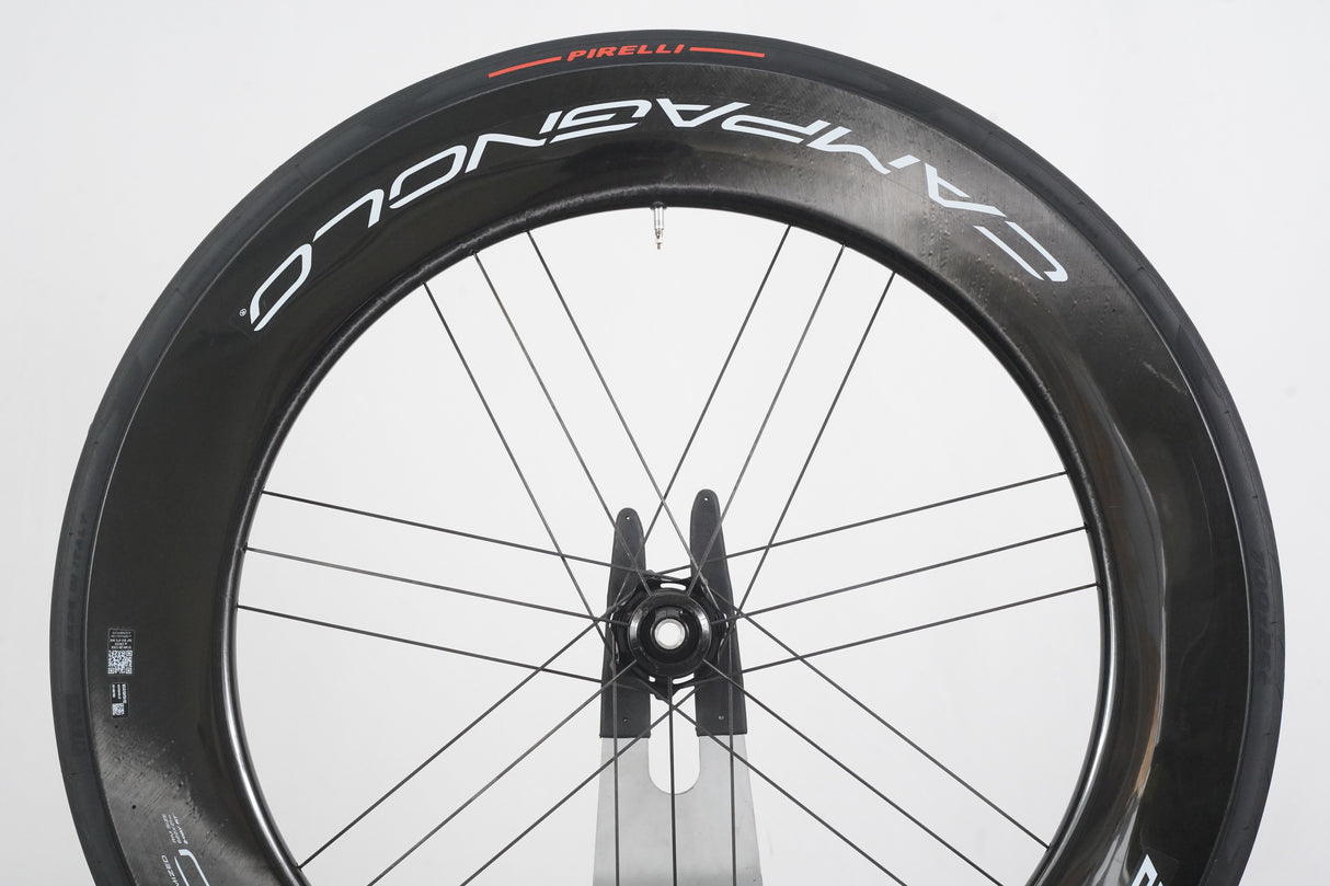 FRONT Campagnolo Bora Ultra WTO 80 Carbon Tubeless Clincher Disc Brake Wheel