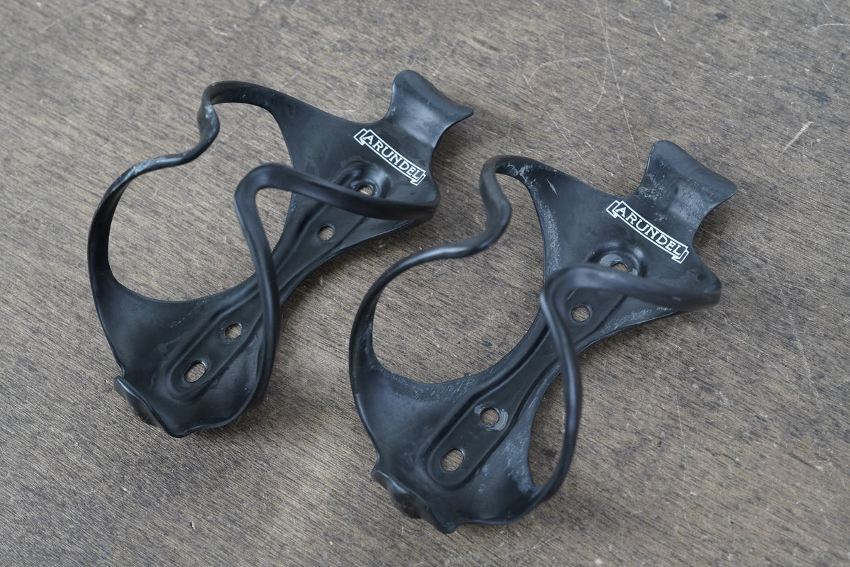 (2) Arundel Mandible Carbon Water Bottle Cages 49g