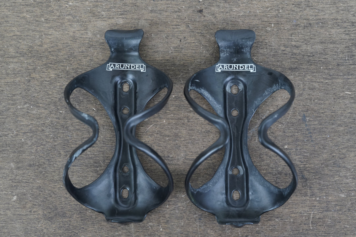 (2) Arundel Mandible Carbon Water Bottle Cages 49g