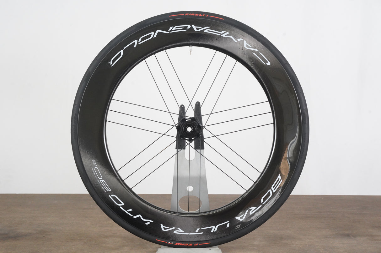 FRONT Campagnolo Bora Ultra WTO 80 Carbon Tubeless Clincher Disc Brake Wheel
