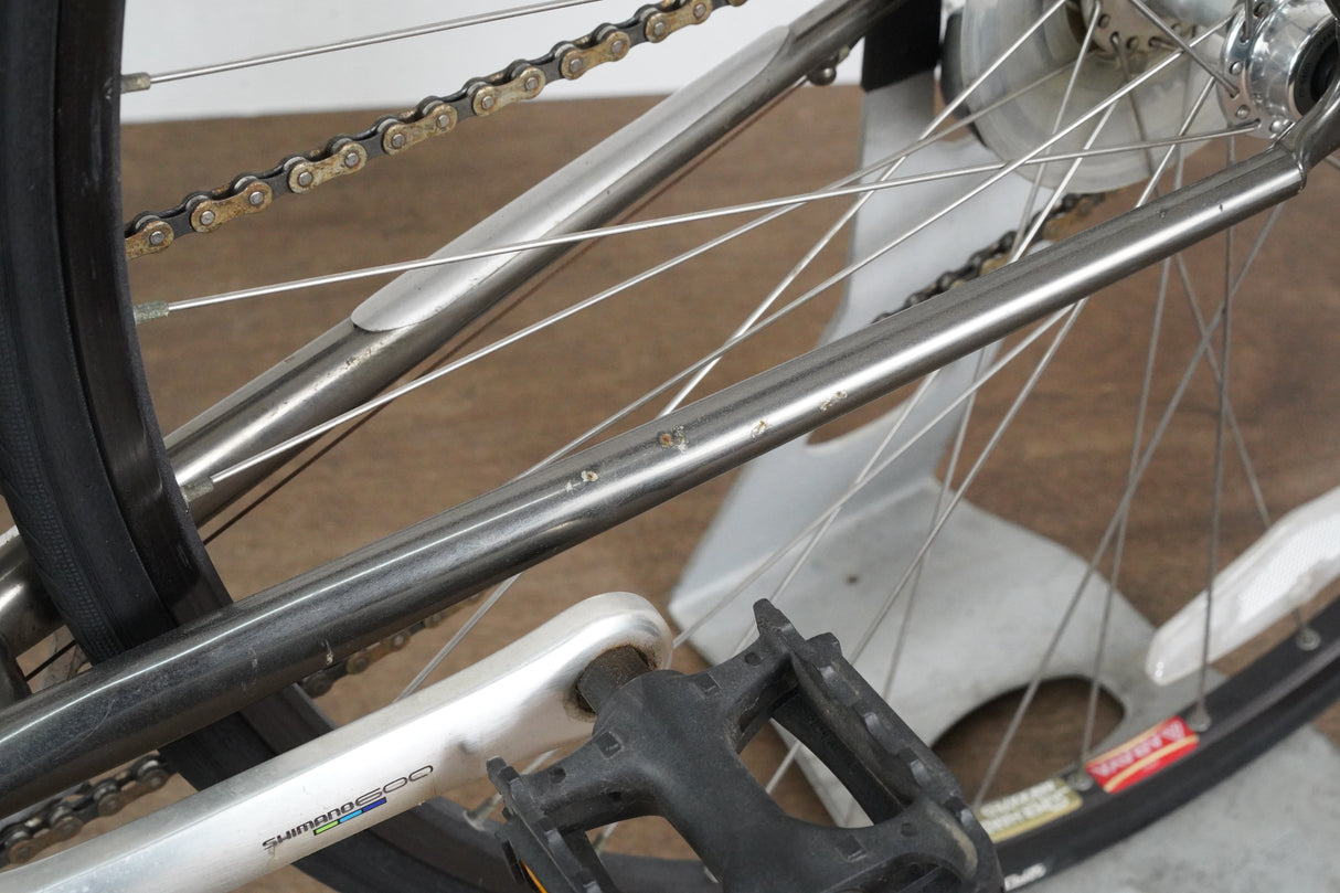 Vintage 54cm Univega Grantech 6400 Shimano 600 7 Speed Rim Brake Alloy Road Bike