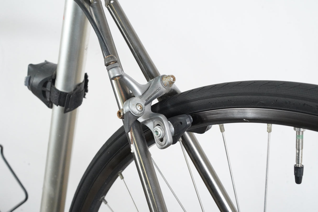 Vintage 54cm Univega Grantech 6400 Shimano 600 7 Speed Rim Brake Alloy Road Bike
