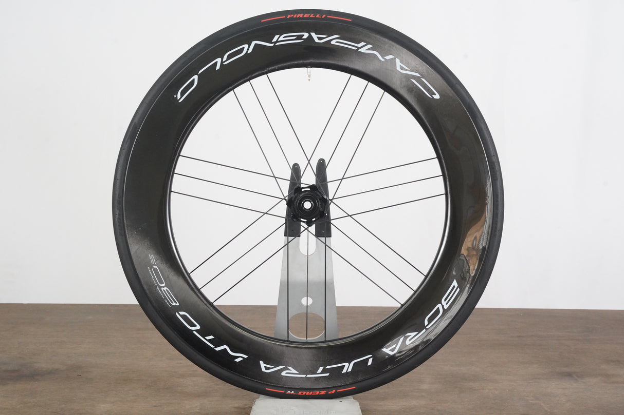 FRONT Campagnolo Bora Ultra WTO 80 Carbon Tubeless Clincher Disc Brake Wheel