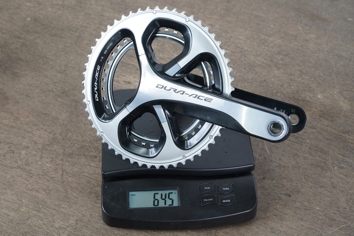 172.5mm 53/39T Shimano Dura-Ace FC-9000 11 Speed Crankset 645g