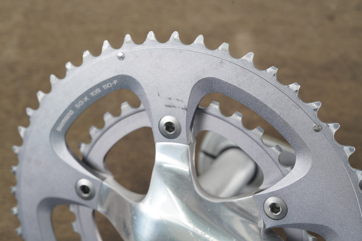 172.5mm 50/34T Shimano SG-X FC-R700 10 Speed Road Crankset 761g