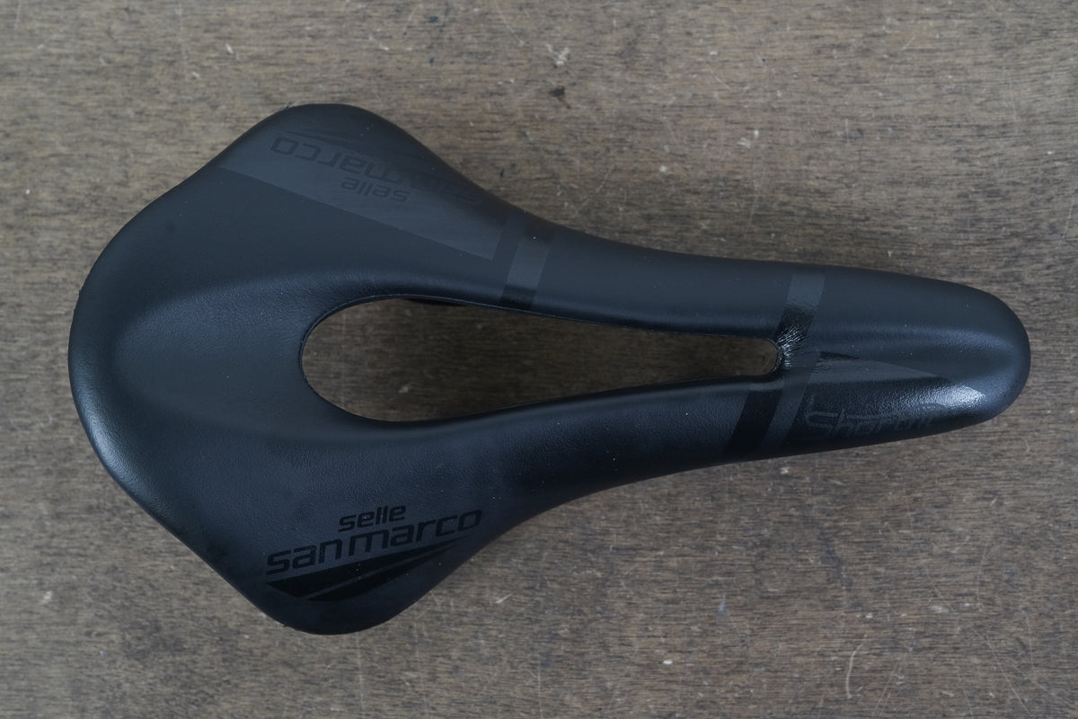 144mm (Wide) LOOK Selle San Marco ShortFit Manganese Rail Road Saddle 185g