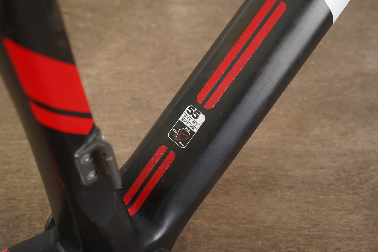 55cm BMC Teammachine SLR01 Carbon Rim Brake Frameset SLR 01