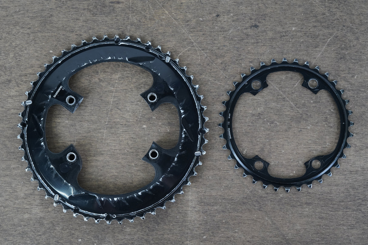 52/36T Shimano Dura-Ace FC-R9100 11 Speed Chainrings 139g