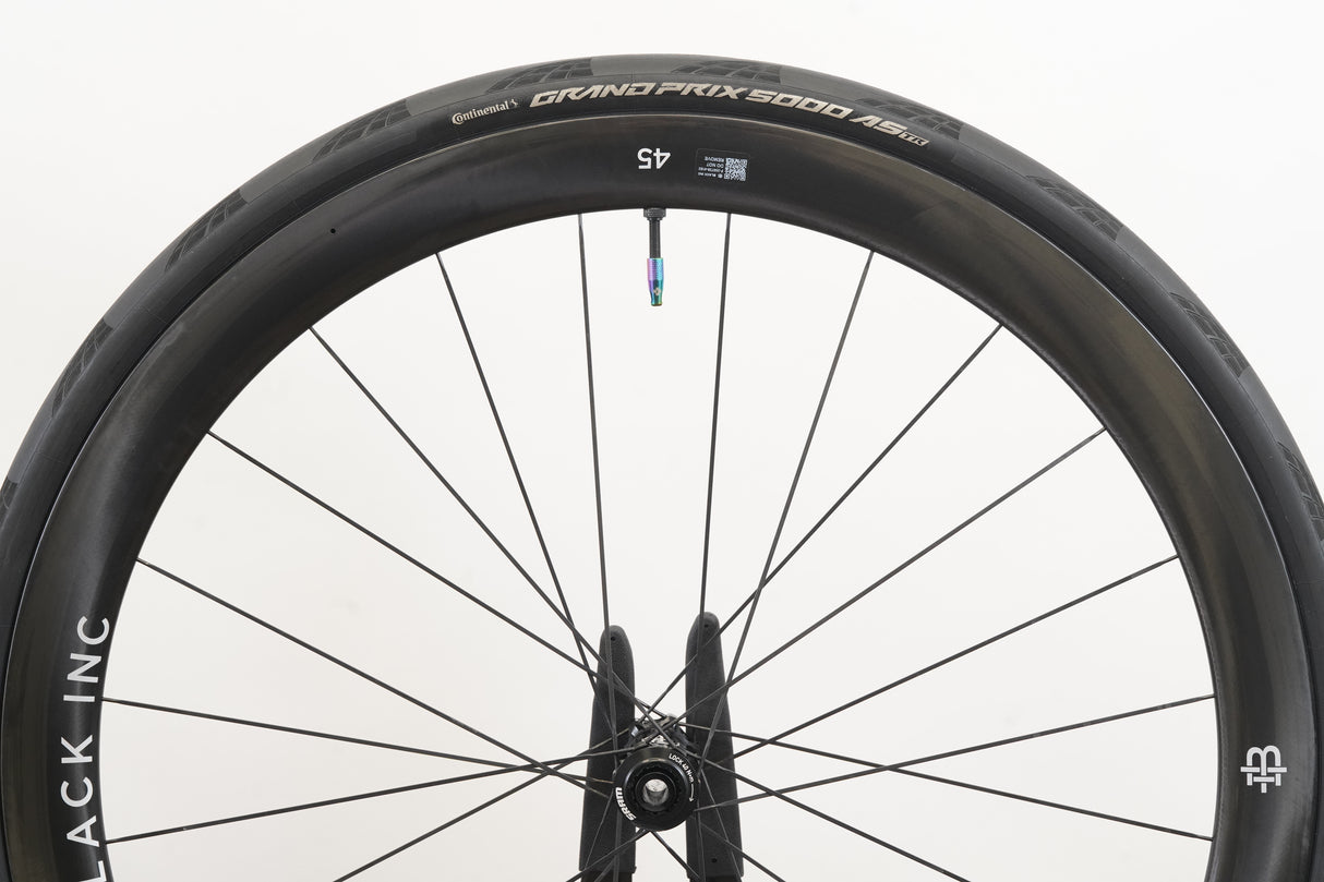 Black Inc. Fourty Five 45 Carbon Tubeless Clincher Disc Brake Wheelset 12 Speed