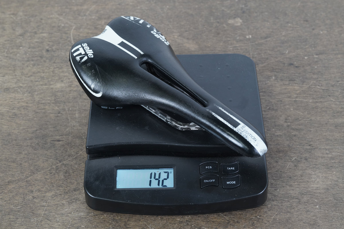 134mm Selle Italia SLR Flow Team Edition Carbon Rail Road Saddle 142g