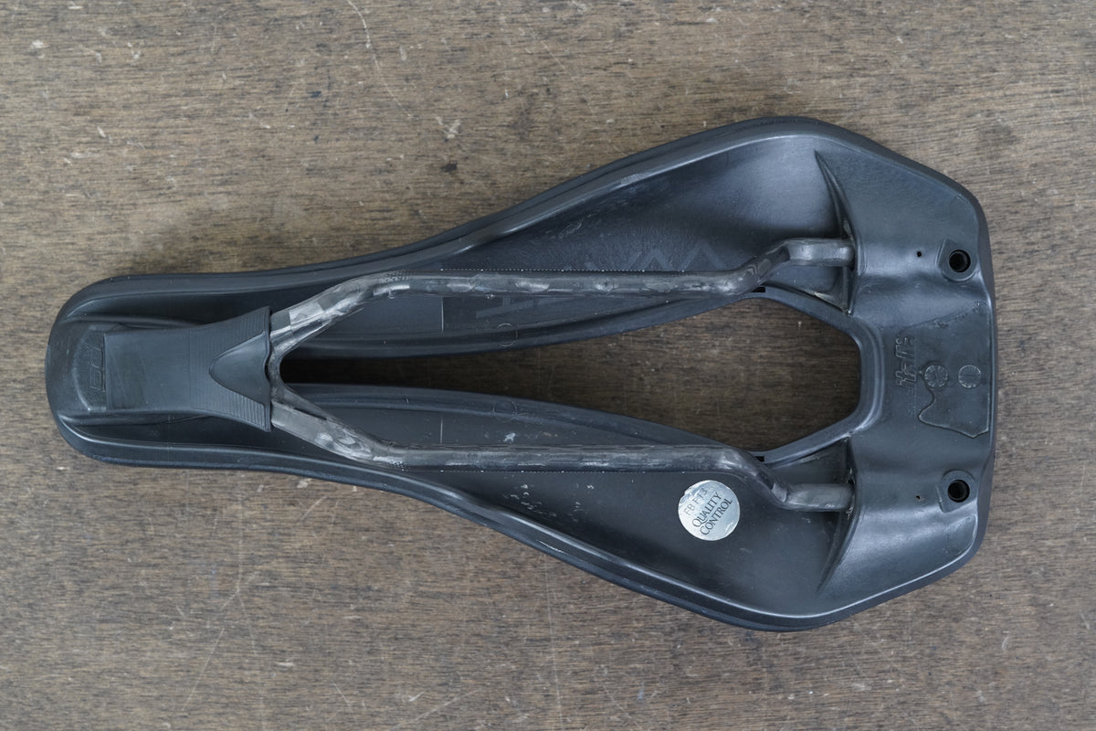 132mm Selle Italia Watt Superflow Kit Carbonio Carbon Rail TT Triathlon Saddle 195g