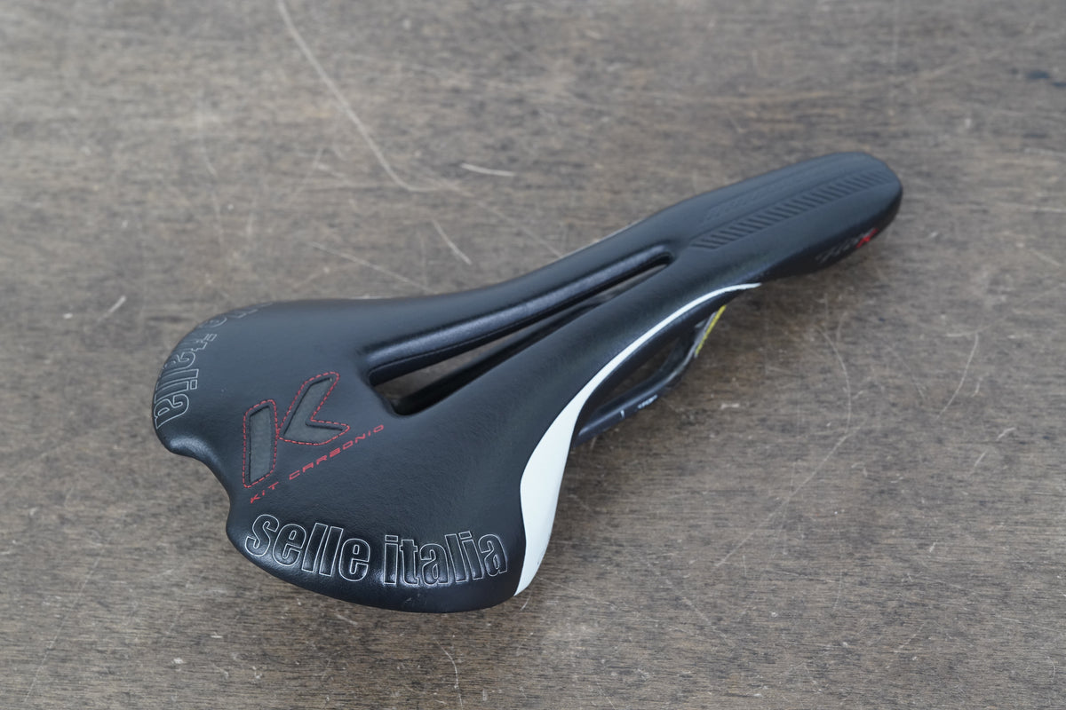 145mm Selle Italia Flite K Superflow Kit Carbonio Carbon Rail Road Saddle 167g