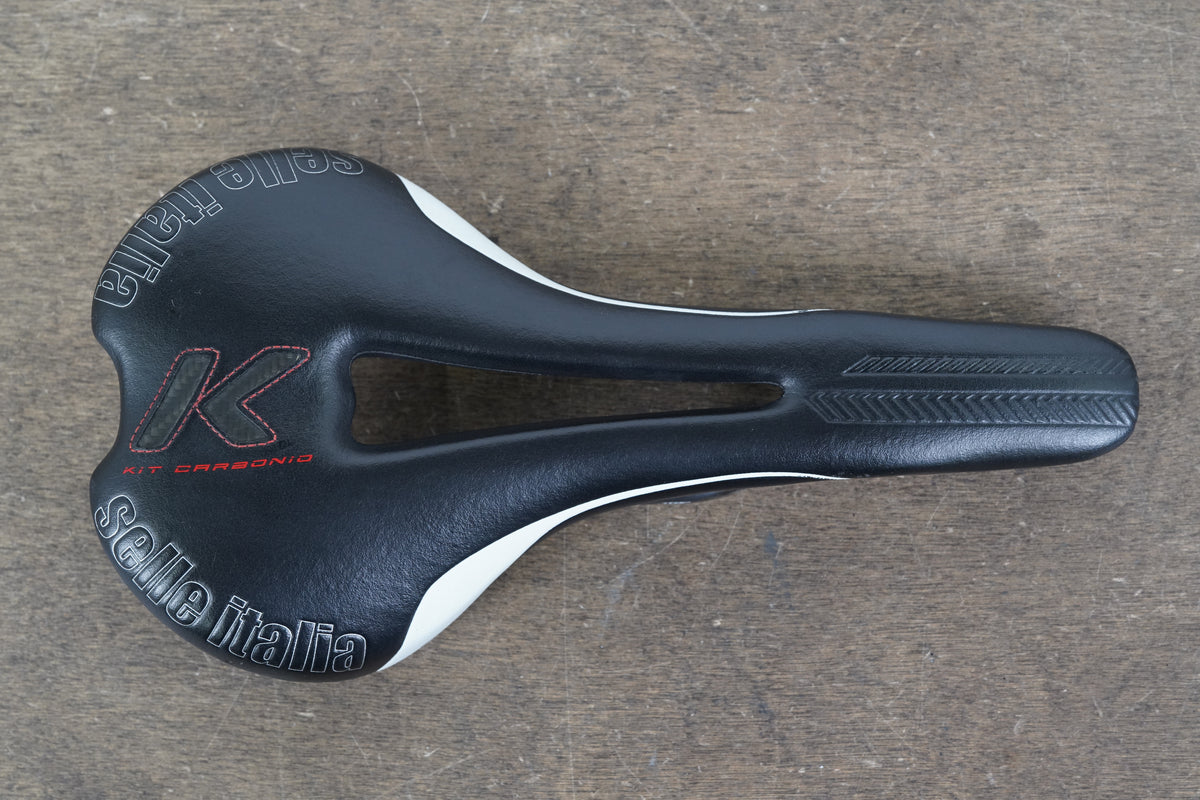 145mm Selle Italia Flite K Superflow Kit Carbonio Carbon Rail Road Saddle 167g