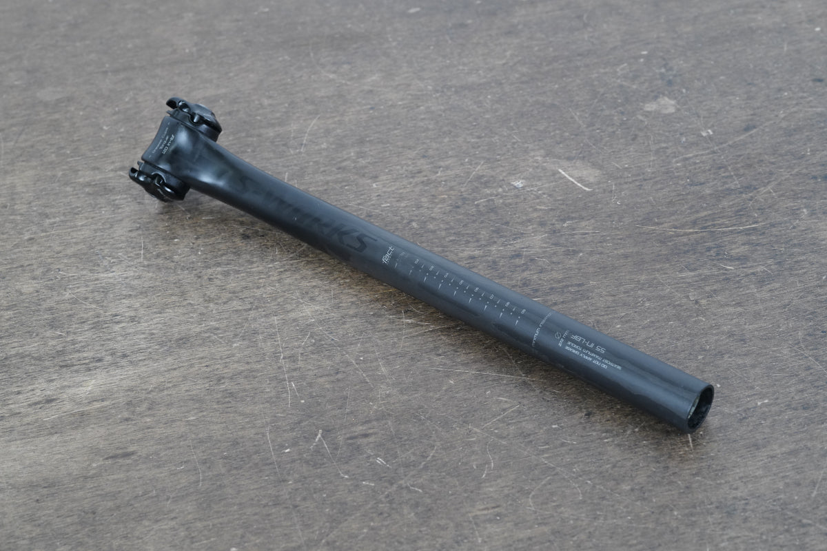 27.2mm Specialized S-WORKS Carbon 20mm Setback Road Seatpost 187g
