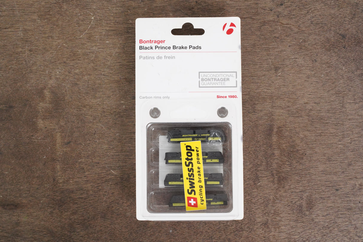 NEW Bontrager Black Prince Carbon Brake Pads Shimano/SRAM Road Bike (2 pairs)