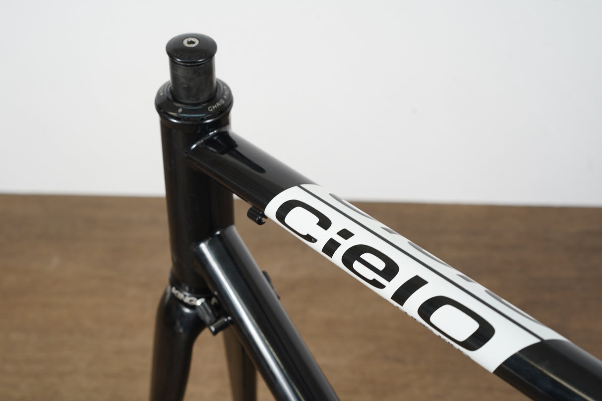 56cm Chris King Cielo Steel Rim Brake Road Frameset