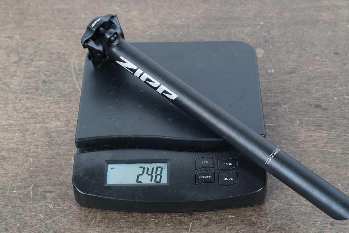 27.2mm Zipp Service Course Alloy 0 Setback Road Seatpost 248g