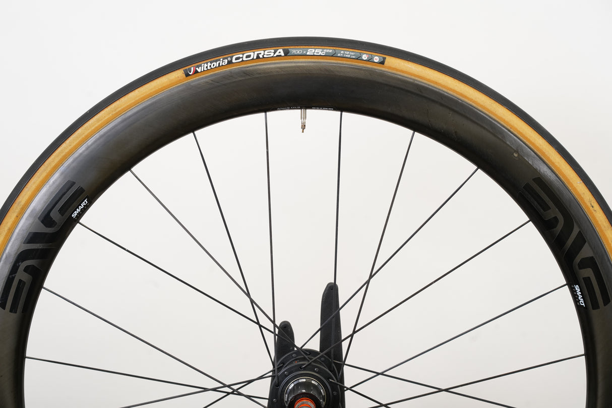ENVE SES 3.4 Powertap G3 Carbon Clincher Rim Brake Wheelset 11 Speed