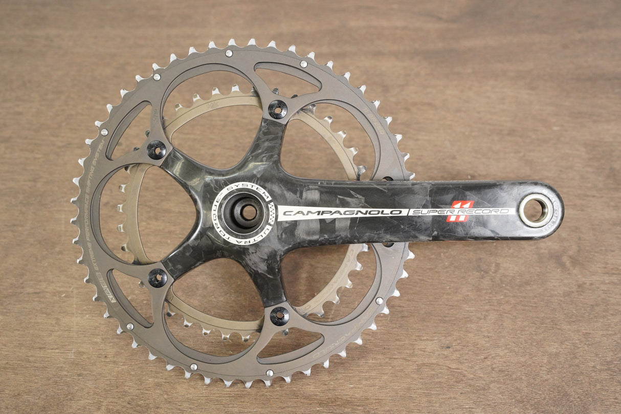 175mm 53/39T Campagnolo Super Record 11 Speed Carbon Crankset