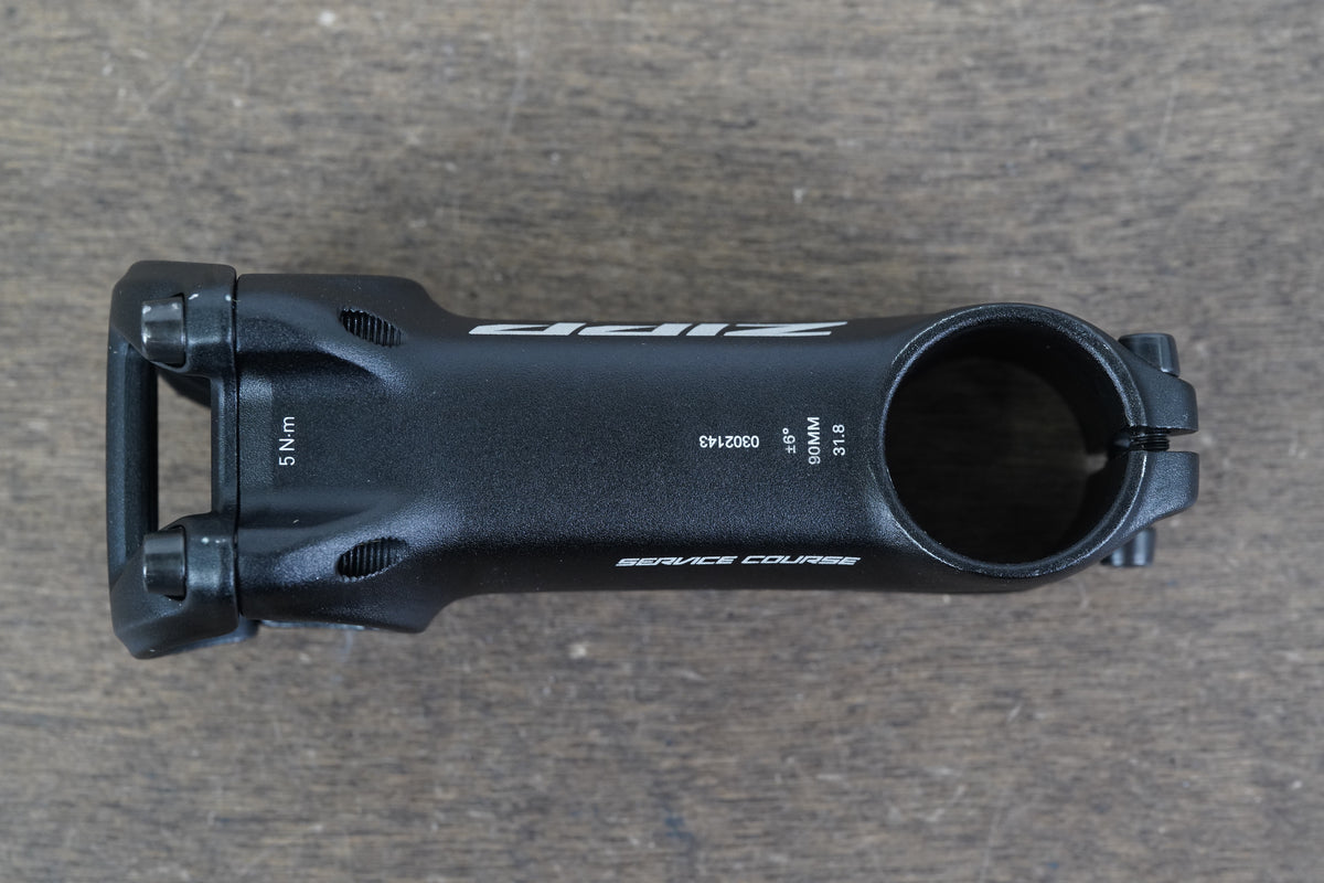 Zipp Service Course 90mm ±6 Degree Alloy Road Stem 158g 1 1/8" 31.8mm