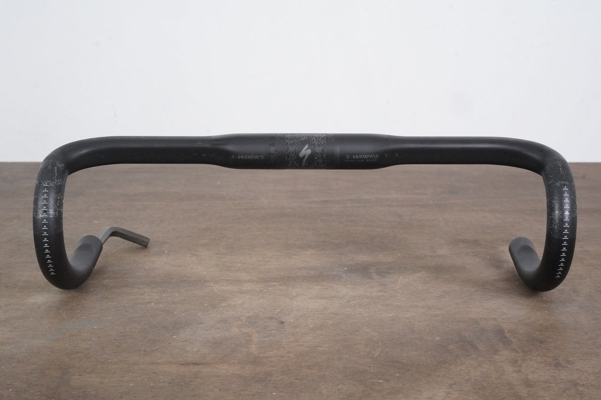 42cm Specialized S-WORKS Shallow Bend Carbon Compact Road Handlebar 31.8mm