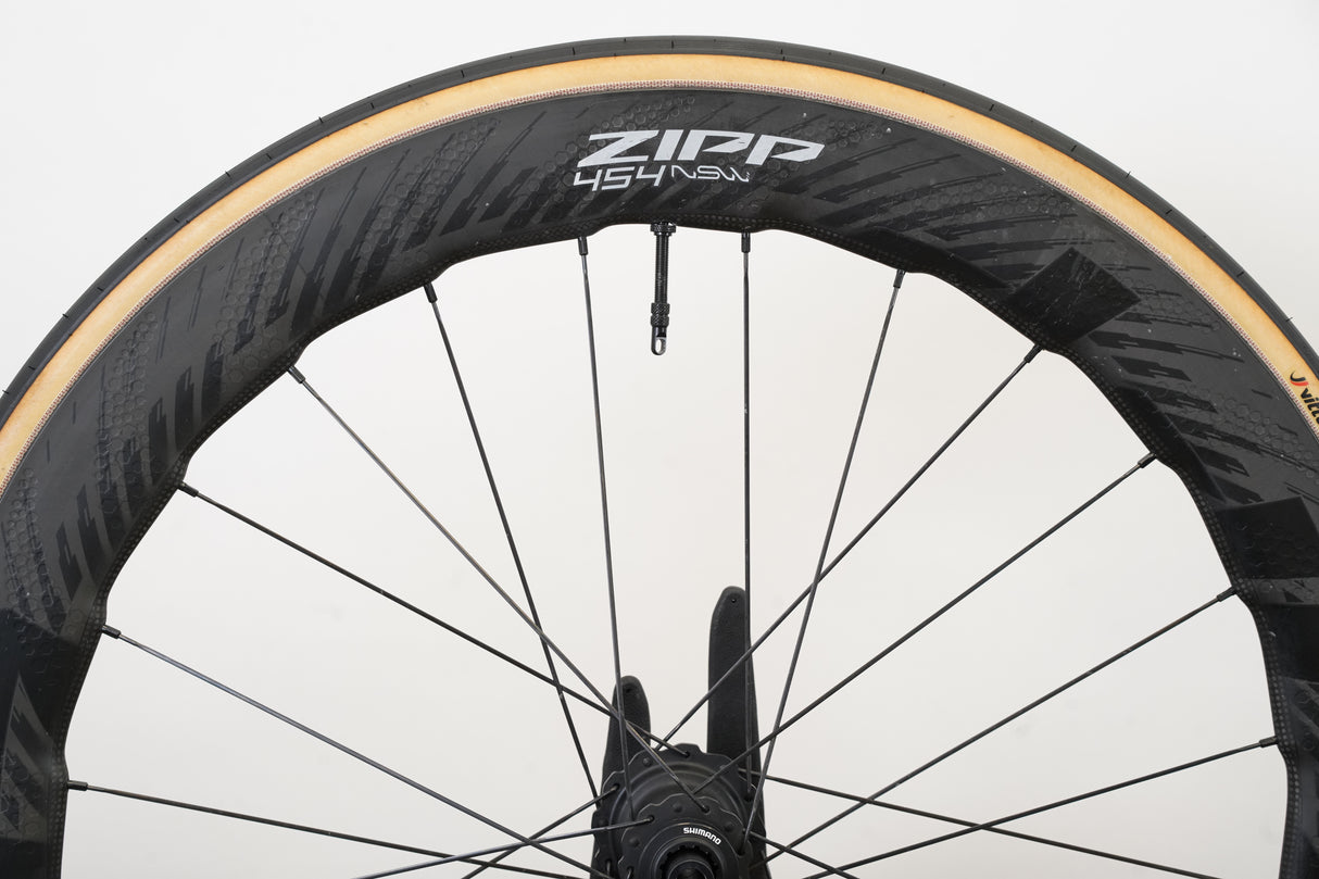 Zipp 454 NSW ZR1 Carbon Tubeless Clincher Disc Brake Wheelset 11 speed