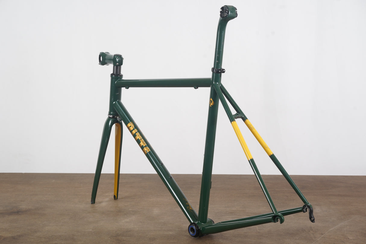 56cm Ritte Snob Stainless Steel Rim Brake Road Frameset + ENVE Stem Seatpost