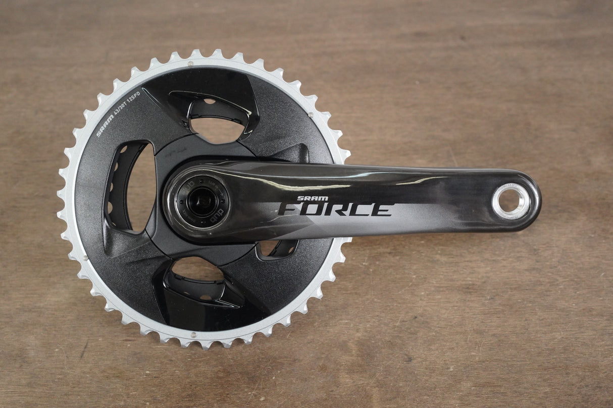 172.5mm 43/30T DUB Wide SRAM Force AXS 12 Speed Road Crankset