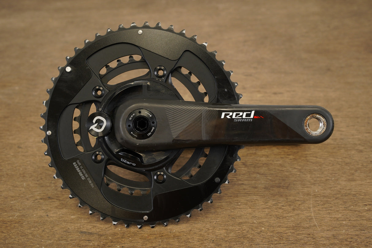 165mm 50/34T BB30 SRAM Red 22 Quarq DZero Power Meter Crankset