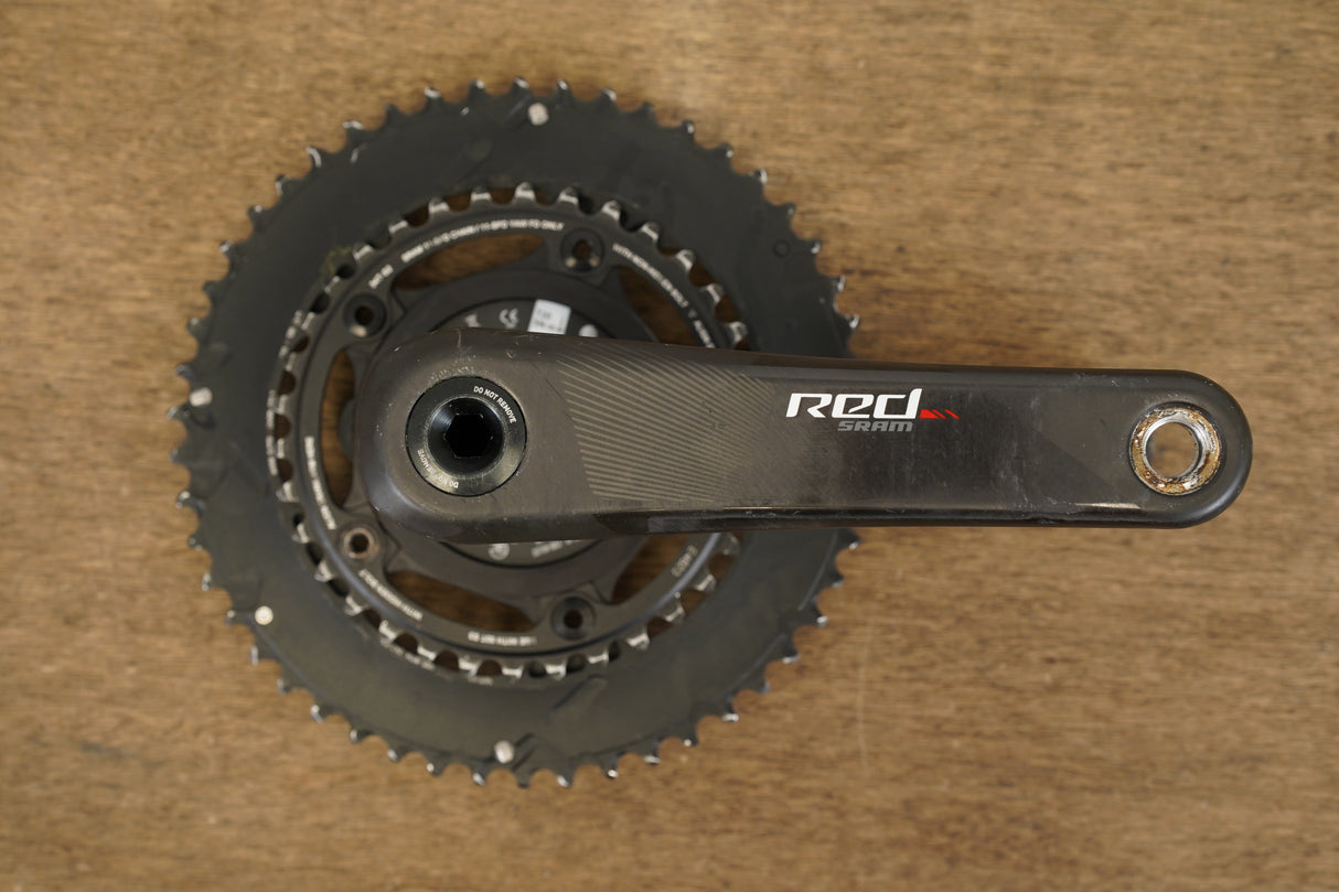 165mm 50/34T BB30 SRAM Red 22 Quarq DZero Power Meter Crankset