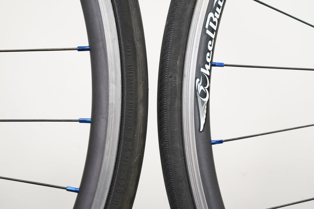 !WH CHECK! HED Belgium DT Swiss 350 Alloy Clincher Rim Brake Wheelset Shimano/SRAM 11 Speed