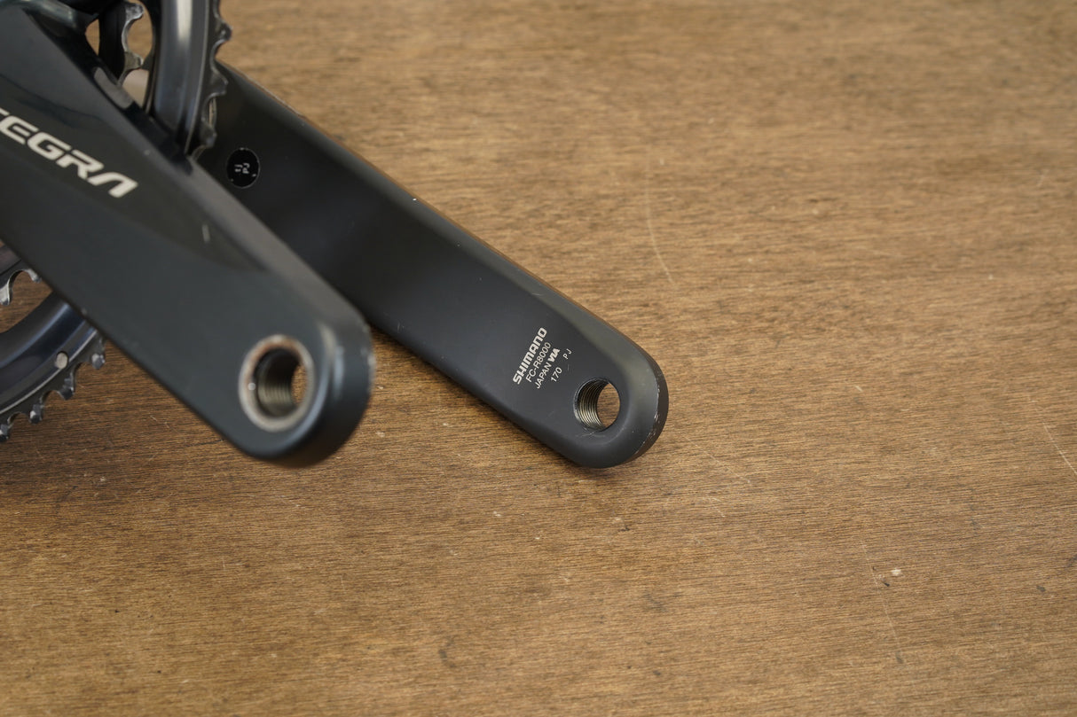 170mm 53/34T Shimano Ultegra FC-R8000 11 Speed Crankset 8000