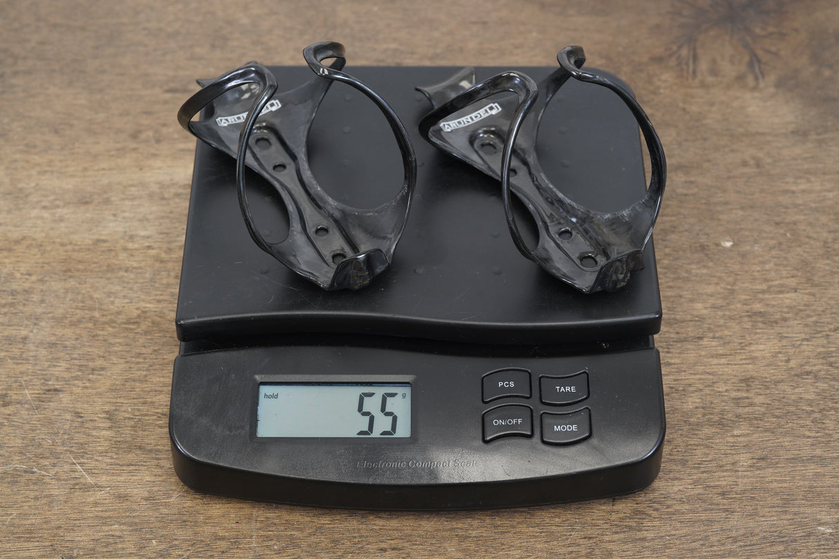 (2) Arundel Mandible Carbon Water Bottle Cages 55g