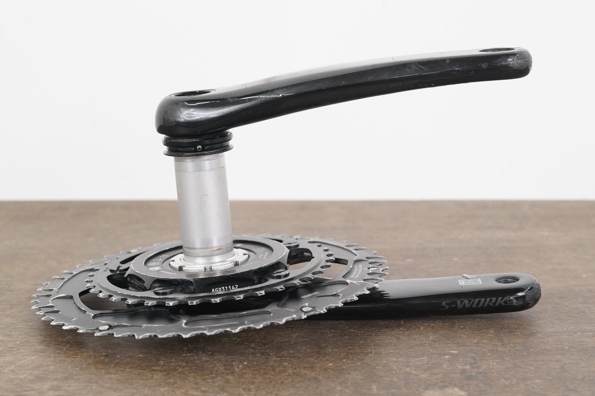 175mm 52/36T Specialized S-WORKS Quarq DZero Power Meter Carbon Crankset 663g