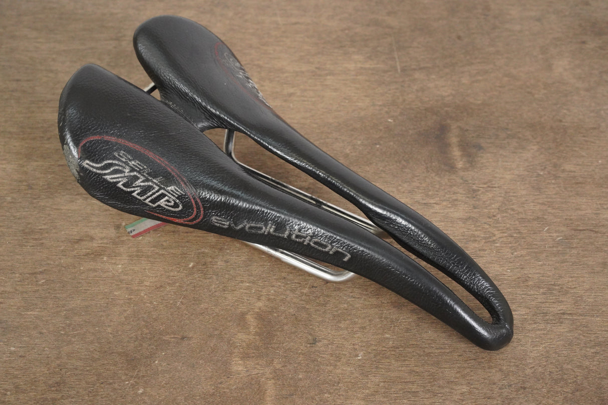 130mm Selle SMP Evolution Stainless Steel Rail Road Saddle 255g