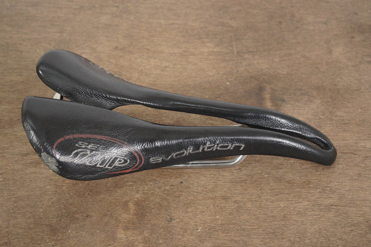 130mm Selle SMP Evolution Stainless Steel Rail Road Saddle 255g