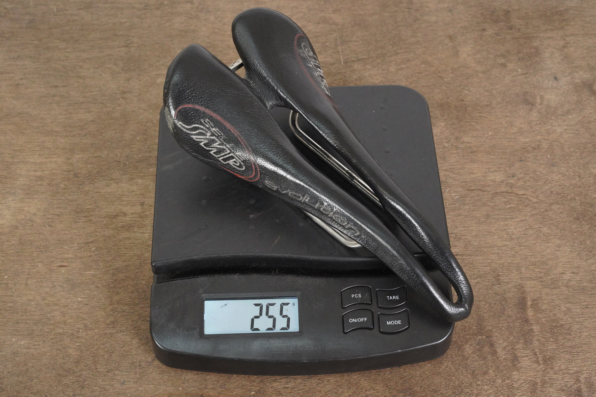 130mm Selle SMP Evolution Stainless Steel Rail Road Saddle 255g