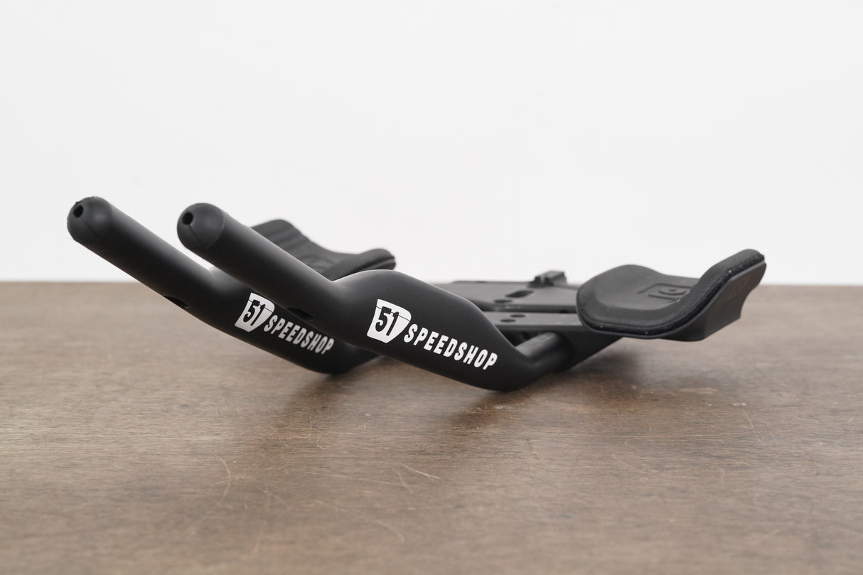 51 Speedshop Rev Aero Carbon Extensions TT Triathlon Handlebar + Shiv Mount