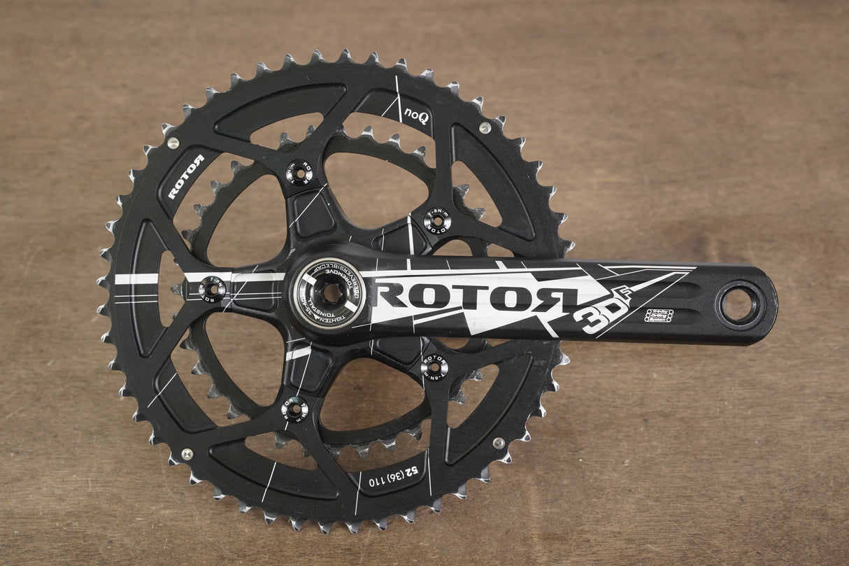 172.5mm 52/36T BB30 Rotor 3DF Road Crankset 3D F