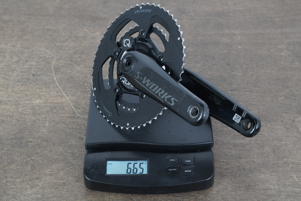 172.5mm 52/36T Specialized S-WORKS Quarq DZero Power Meter Carbon Crankset 665g