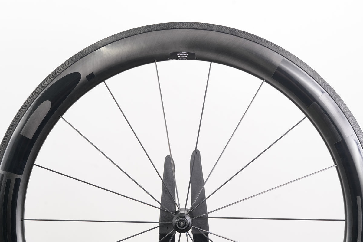 HED Jet RC6 Black Carbon Tubeless Rim Brake Wheelset Shimano/SRAM 11 Speed