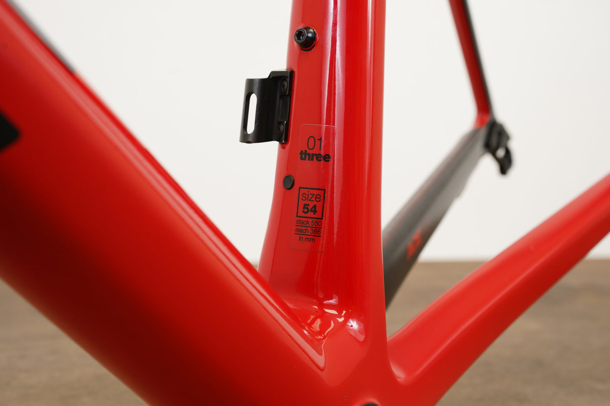 54cm BMC TeamMachine SLR01 Carbon Rim Brake Frameset SLR 01 *Repaired*