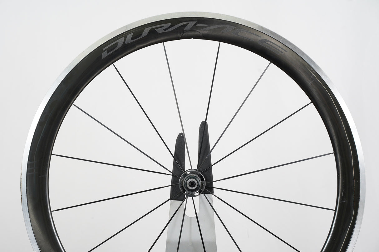 FRONT Shimano Dura-Ace WH-9100 C40 Carbon Clincher Rim Brake Wheel