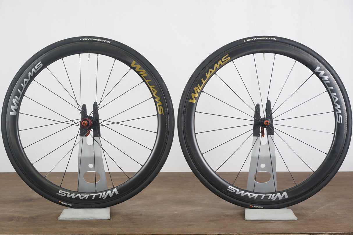 Williams 50mm Carbon Clincher Rim Brake Wheelset Shimano/SRAM 11 Speed